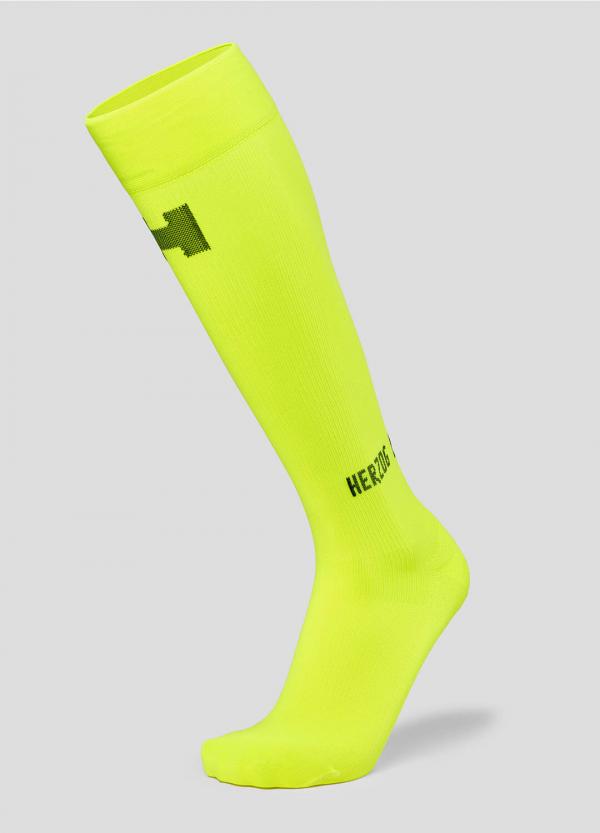 Herzog Pro Sock Extra Lang Been Geel