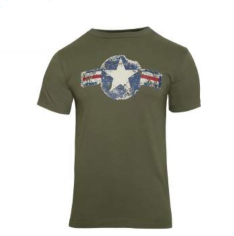 Vintage Army Air Corp Tee olive